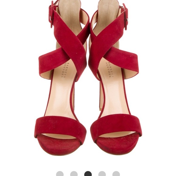 Barney’s New York Red sandals, size 36/6. - Picture 3 of 5